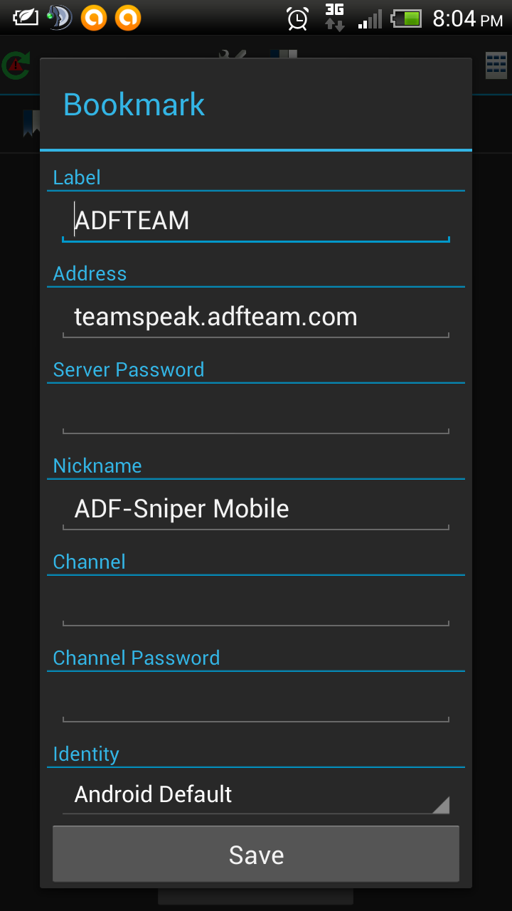 teamspeak for android
